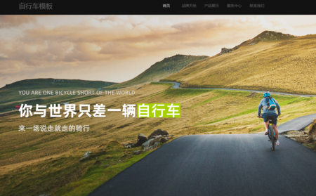 体育运动自适应网站模板